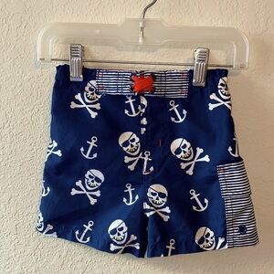 Pirates Mick Mack baby Swim Trunks Size 18 Months